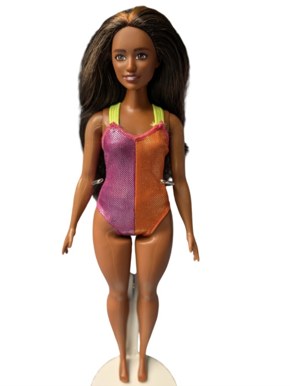 5 For $25 🩷 Curvy African American Fashionista Barbie In Swimsuit